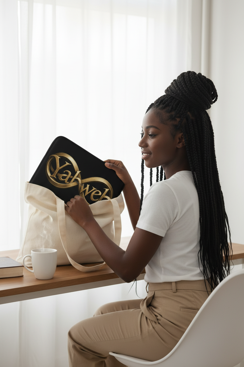 Yahweh Infinity Laptop Sleeve Lifestyle