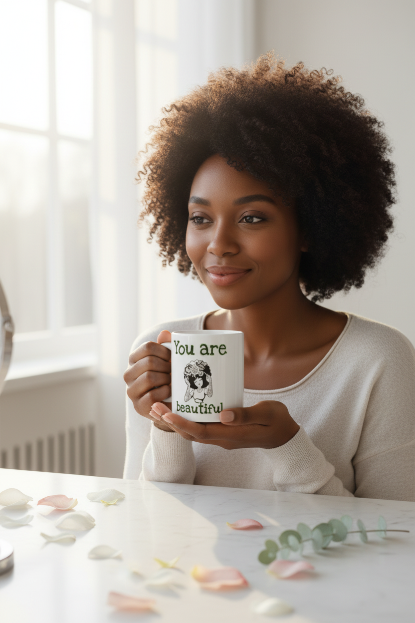 You Are Beautiful Mug - Lifestyle